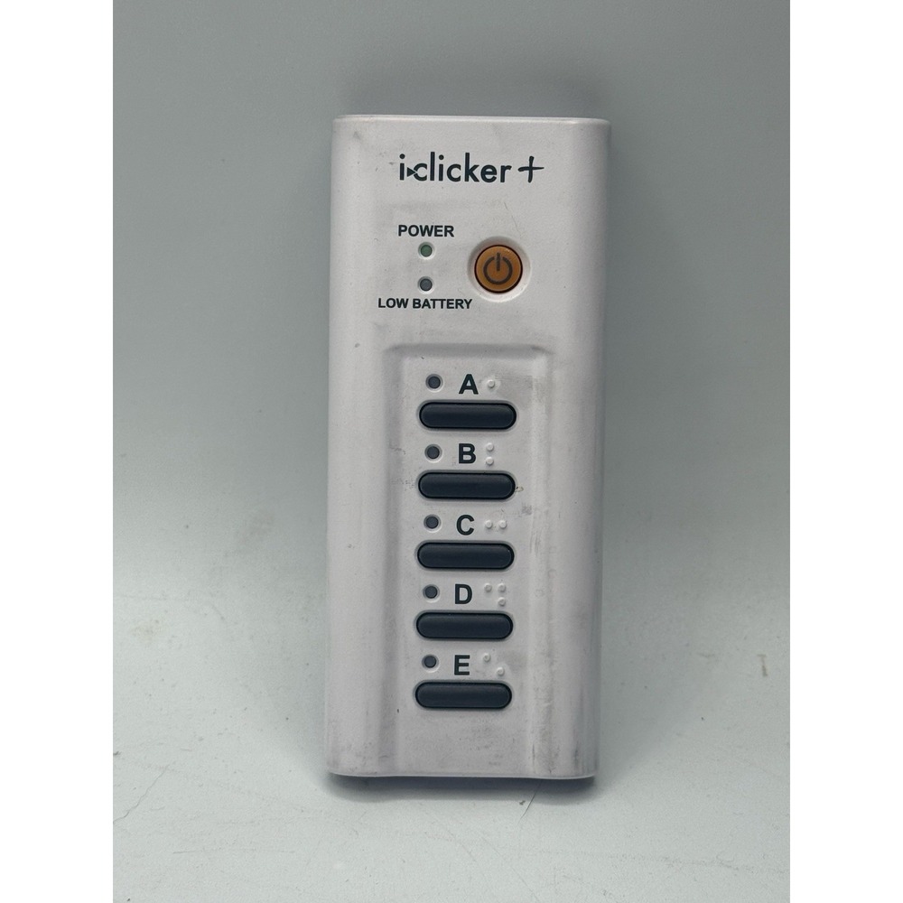 iClicker Plus + Student Classroom Remote Response System RLR15, Tested. Working.